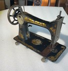 Antique-singer Sewing   Machine Head Only Egyptian Sphinx- Free Ship  h381060
