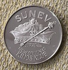 Nola Mardi Gras Doubloon Krewe Of Sunev 1971 P g t  Beauregard  999 Silver Round