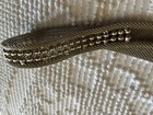 Vintage 80s Silver Tone Metal Mesh Studded Belt