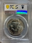 1963-d Franklin Half Dollar 50c Pcgs Ms62