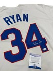 Autographed Jersey Nolan Ryan Rangers Hand Signed By Beckett Coa
