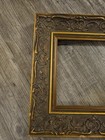 Vintage Picture Photo Frame Gold Ornate Easel Hanging Art Deco 8x10 Photo Size