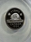 1994 Canada 5 Cents Proof Graded Pr 70 Dcam By Anacs