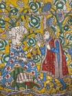 Vintage Wall Tapestry Medieval Embroidery Hanging Cloth Art Whimsical Home Decor