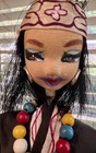 Rare Vintage Ainu Hokkaido Japanese Indigenous Folk Art Doll Original Jewelry 