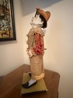 Antique Rare French Clown Display Doll Clockwork Automaton