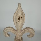 Antique Cast Iron Fleur De Lis Finial Fence Post Finial 9 1 4 