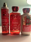 Bath   Body Works Strawberry Pound Cake Bath Set Mist Gel Lotion Vegan 8 Fl Oz