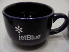 Lot Of 2 Jetblue Airways Dark Blue Coffee Mugs 