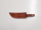 8 In Bowie Knife Sheath Leather Belt Loop Hand Crafted Vertical Holster Brown