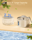 Cat Water Fountain Stainless Steel - 74oz 2 2l Pet Gift Dog Water Dispenser
