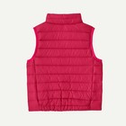 Baby Down Sweater Vest 700-fill Recycled Down Punchy Pink Nwt