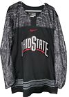 Nike Ohio State Buckeyes Black Ice Hockey Jersey Xl Osu Engineered New