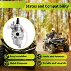 Carburetor For Coolster Qg50 Db49a Pocket Bike 47cc 49cc Mini Pocket Dirt Bike