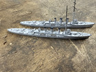 Vintage Navis 1 1250 Wwi British Arethusa  143 Ship Metal Waterline Model X2