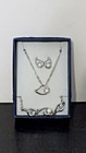  New Silver-tone Necklace  Earrings  Bracelet Set