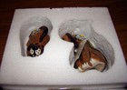 Studio H By Heather Goldminc  Puppy Love Salt   Pepper Shakers  15436  Ceramic