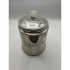 Vintage Aluminum Stove Top Coffee Percolator With Glass Knob Lid 2 Cup Pot
