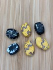 African Trade Beads Antique Venetian Tabulars X 6