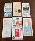 Vintage 90 s Japan Travel Ephemera Map Museum Hotel Tags Jal Menu