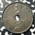 1896-h Sarawak 1 Cent Lot mk263