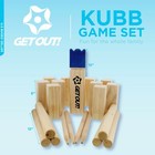 Kubb Lawn Game Set 21-piece Viking Lawn Game