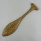 Hand Carved   Hand Painted Alaska Eagle Wooden Dance Paddle