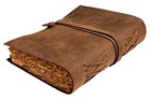 Leather Journal-vintage Leatherbound Journal - 11 5  X 8 25  Vintage Brown