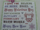 New Sealed Justrite Cling Clear Stamp Set Winter Words 27pcs Cr-02250