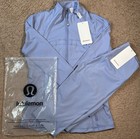 Lululemon Blue Tracksuit Set Full Zip Jacket   Pants Pockets Stretch Size 12 