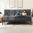 10  Futon Mattress Queen Size futons Sofa Couch Bed With Full  10 Inches  Grey