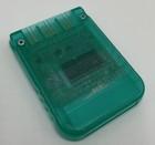 Sony Playstation 1 Ps1 Memory Card Oem Official Authentic Transparent Green