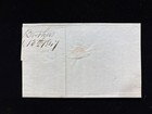 Ny New York U s  Express Mail 1847 Stampless Cover W business Content