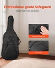 Portable Composite Carbon Fiber 4 4 Full Size Cello Case Black Carrying Bag