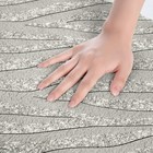 Leopard Print Bath Mat Grey Silver Zebra Print Bathroom Rugs Cheetah Glitter    