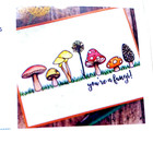You re A Fungi Mushrooms   Snails Poly Clear Stamp Set By Hero Arts Cm158 New 