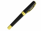 Visconti Opera Metal Roadster Black yellow Medium Fountain Pen   738st02 