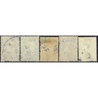 1909  Bulgaria  1st-10st  Michel  71- 75  Typographed  Unwmk  P11-12  
