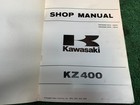 1974 To 1977 Kawasaki Kz400 Service Shop Manual Original Genuine Kz 400 - D S