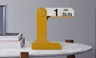 Perpetual Desk Flip Calendar Mcm Mid Century Modern