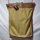 Locking Security Bag Mail Money Gold Canvas Bank Transport 33   x24    New W Tag Usa