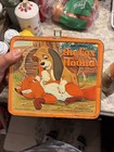 Vintage 1981 Disney The Fox   The Hound Metal Lunchbox   Thermos By Aladdin 
