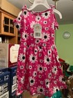 Set Of 2  Size 3t Baby Girl Toddler Kids Pink Floral Print Dress 