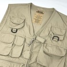 Master Sportsman Vest Mens Size L Fishing Utility Cargo Tan Rugged Outdoor Gear