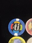 Lot Of 9  1- 3- 5 Casino Poker Chips Las Vegas Nevada Casino Chip