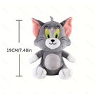Tom And Jerry Plush Toy Set     Cute Cartoon Cat   Mouse Stuffed Animals   Soft An