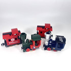 Lgb Gnomy Friction Train Lot  2 Locomotives   2 Cabooses Mystic Durango Holiday