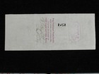 1887 Check   Cooperstown Ny   First National Bank   Stamp   Cut Cancel