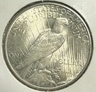 1925-p Peace Silver Dollar - Uncirculated - 90  Silver Us Coin -  b1 ayr 
