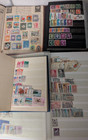 Vintage Worldwide Stamp Collection     4 Albums 1500  Stamps  Worldwide  Europe